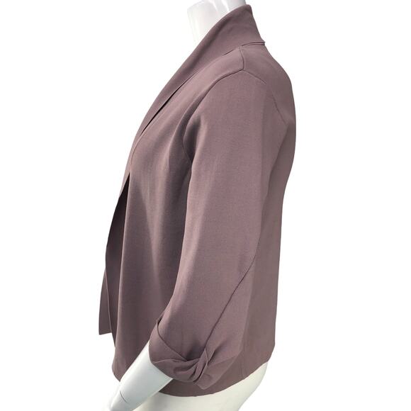 Donna Karan New York Womens Size L Open Front Cardigan Rib Knit - Picture 5 of 16